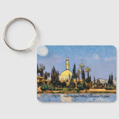 Hala Sultan Tekke Moschee auf einem Schlüsselring Schlüsselanhänger (Rückseite)