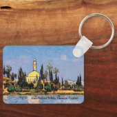 Hala Sultan Tekke Moschee auf einem Schlüsselring Schlüsselanhänger (Vorderseite)