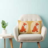 Hala the Good Fox Reversible Lendenkissen (Stuhl )