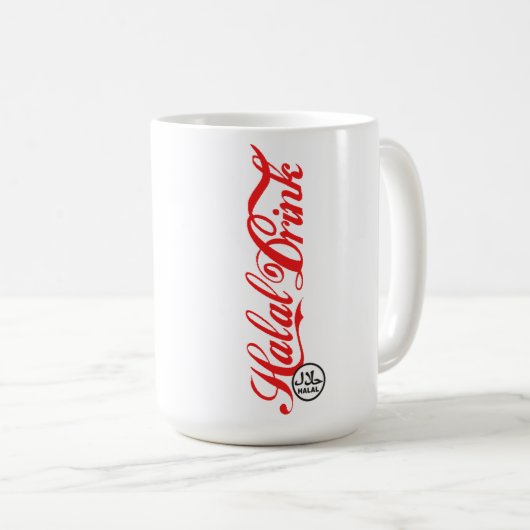 Halal Getränk Kaffeetasse (VorderseiteRechts)