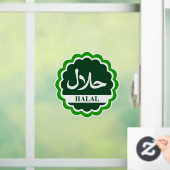 Halal-Lebensmittel-Geschäft-Fenster-Aufkleber-Deko Fensteraufkleber (Zuhause)