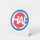 Halatack Sockelschild (Vorderseite)