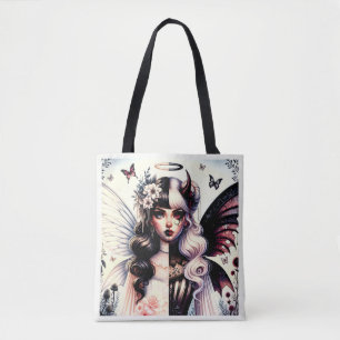 Halb Angel Devil Dark Beauty Broken Wing Fairy Tasche