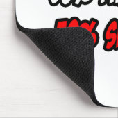 Halb Apotheker... Halbflieger Mousepad (Ecke)