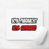 Halb Apotheker... Halbflieger Mousepad (Mit Mouse)