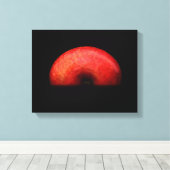 Halb Apple *Eine Art Foto* *So Cool* Leinwanddruck (Insitu (Holzboden))
