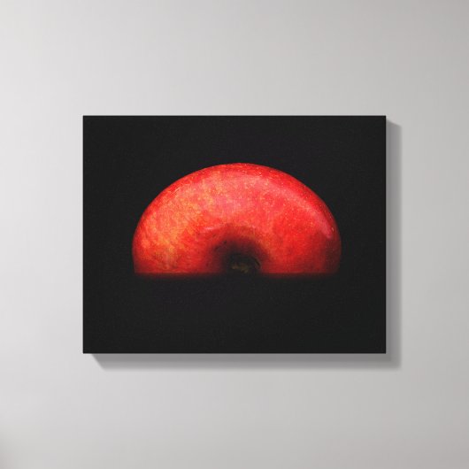 Halb Apple *Eine Art Foto* *So Cool* Leinwanddruck (Vorderseite)