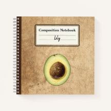 Halb-Avocado-Illustration Personalisiert Comp