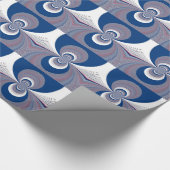 Halb Blau Geschenkpapier (Ecke)