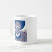 Halb Blau Kaffeetasse (Vorderseite Links)
