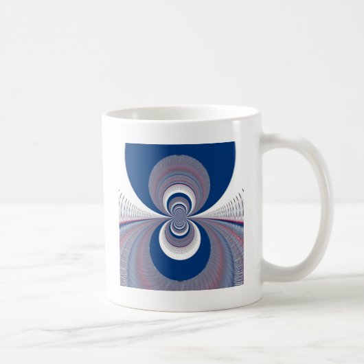 Halb Blau Kaffeetasse (Rechts)
