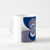 Halb Blau Kaffeetasse (Vorderseite Links)
