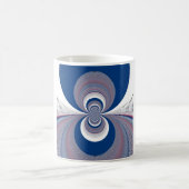 Halb Blau Kaffeetasse (Mittel)