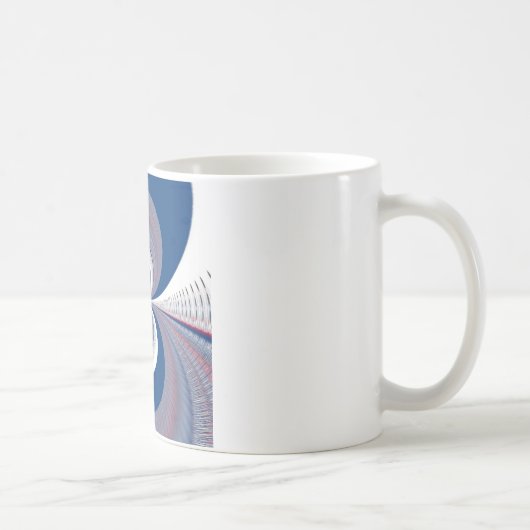 Halb Blau Kaffeetasse (Rechts)