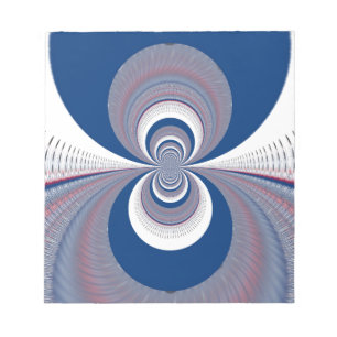 Halb Blau Notizblock