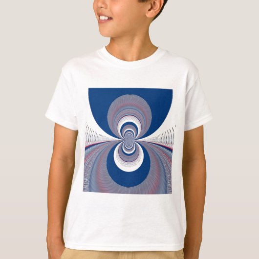 Halb Blau T-Shirt (Vorderseite)