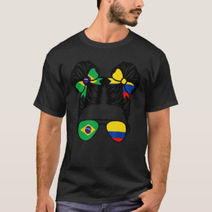 Halb brasilianisches halbes kolumbianisches Mädche T-Shirt
