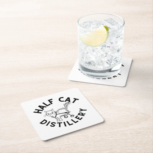 Halb-Cat-Untersetzer Rechteckiger Pappuntersetzer (Vor Ort)