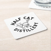 Halb-Cat-Untersetzer Rechteckiger Pappuntersetzer (angewinkelt)