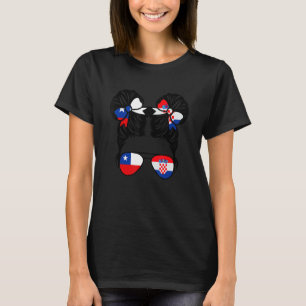 Halb Chilene Halb kroatischer Chile Mädchen Herita T-Shirt