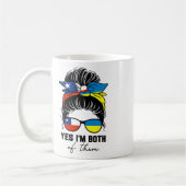 Halb chilenisches halb ukrainisches Mädchen Chile Kaffeetasse (Links)