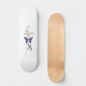 Halb-Colin-Bewusstseins-Schmetterling Skateboard (Vorderseite)