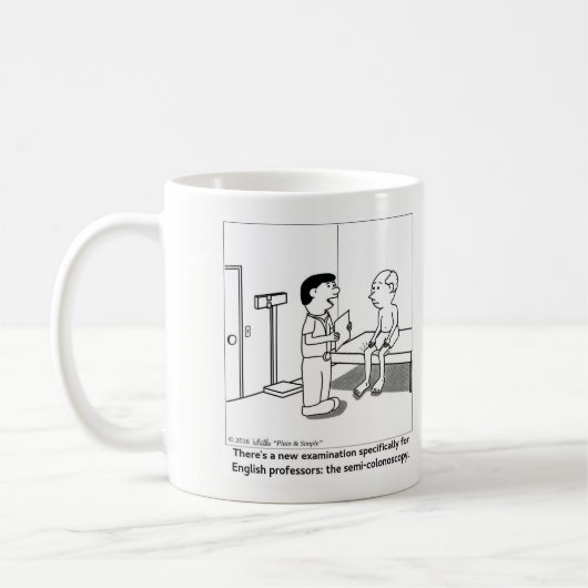 Halb-Colonoscopy Kaffeetasse (Links)