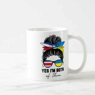 Halb costa-ricanisches halb ukrainisches Mädchen C Kaffeetasse