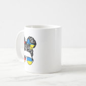 Halb Deutsche Halb Ukrainische Mädchen Deutschland Kaffeetasse (Vorderseite Links)