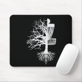 Halb Disc Golf Sket Baum Lustiger Frisbee Frolf Mä Mousepad (Mit Mouse)