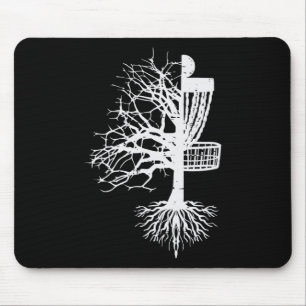 Halb Disc Golf Sket Baum Lustiger Frisbee Frolf Mä Mousepad