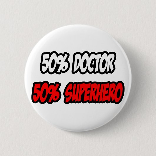 Halb Doktor....................................... Button (Vorderseite)