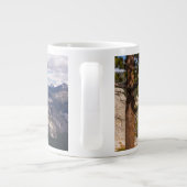 Halb-Dome-Landschaft, Kalifornien Jumbo-Tasse (Rückseite)
