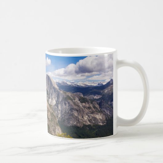 Halb-Dome-Landschaft, Kalifornien Kaffeetasse (Rechts)