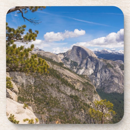 Halb-Dome-Landschaft, Kalifornien Untersetzer (Vorderseite)
