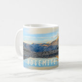 Halb Dome Mountain Yosemite Nationalpark Custom Kaffeetasse (Vorderseite Links)