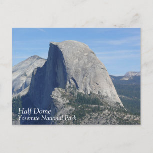 Halb Dome, Yosemite, CA Postkarte