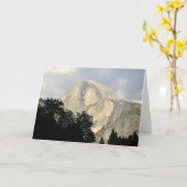 Halb Dome, Yosemite National Park, CA Karte (Gelbe Blume)