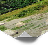 Halb Dome, Yosemite National Park, CA Poster (Ecke)