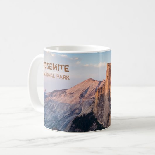 Halb Dome, Yosemite National Park, Kalifornien Kaffeetasse (Vorderseite Links)