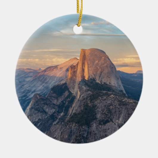 Halb Dome Yosemite Nationalpark Keramik Ornament (Vorne)