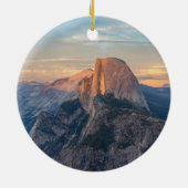 Halb Dome Yosemite Nationalpark Keramik Ornament (Hinten)