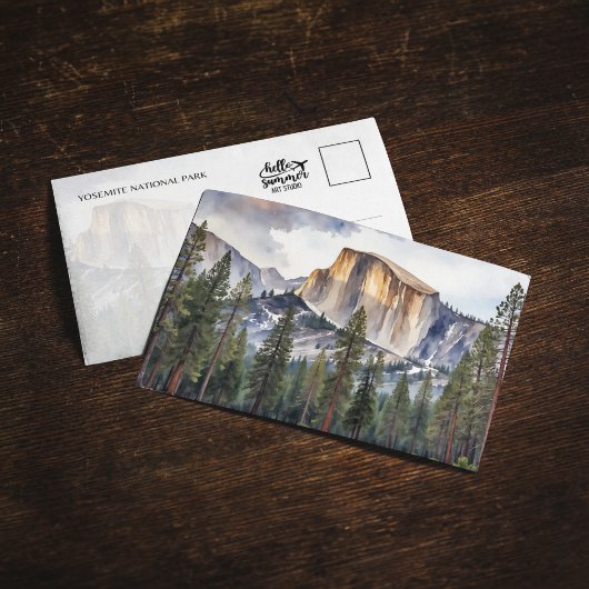 Halb Dome Yosemite Nationalpark Postcard Einladung