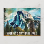 Halb Dome Yosemite Nationalpark Postcard Postkarte (Vorderseite)