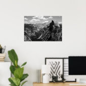 Halb Dome, Yosemite Nationalpark Poster (Heimbüro)