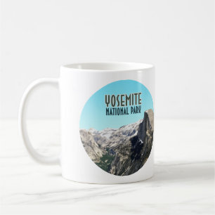 Halb Dome Yosemite Nationalpark Vintag Souvenir Kaffeetasse