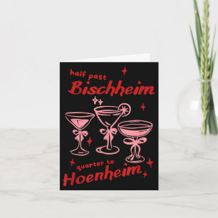 Halb drei in Bischheim, Viertel vor in Hœnheim, Fr Karte