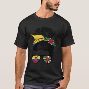 Halb ecuadorianische Hälfte Dominica Mix Ecuador u T-Shirt