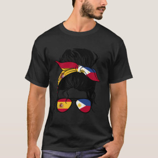 Halb Filipina Halbe Spanische Roots Philippinen un T-Shirt