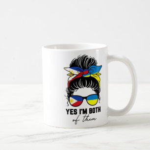 Halb Filipino Halb Ukrainisches Mädchen Philippine Kaffeetasse
